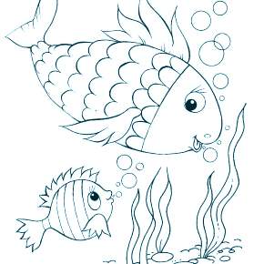 Раскраски Рыбки