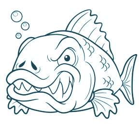 Раскраски Рыбки