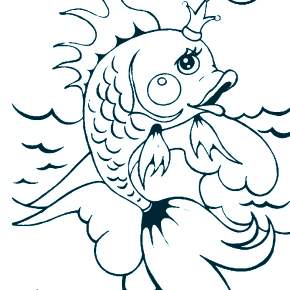 Раскраски Рыбки