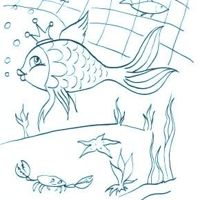 Раскраски Рыбки