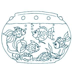 Раскраски Рыбки