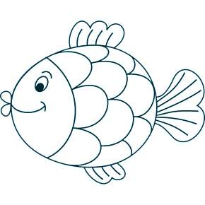 Раскраски Рыбки