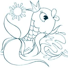 Раскраски Рыбки