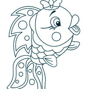 Раскраски Рыбки