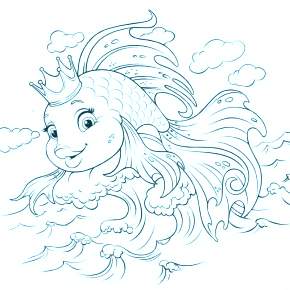 Раскраски Рыбки