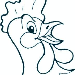 Раскраска Петушок