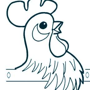 Раскраска Петушок