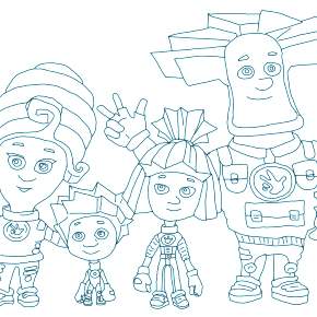 Раскраски Фиксики Раскраски Фиксики