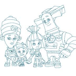 Раскраски Фиксики Раскраски Фиксики