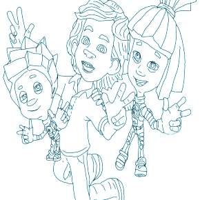 Раскраски Фиксики Раскраски Фиксики