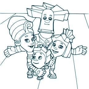 Раскраски Фиксики Раскраски Фиксики