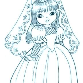 Раскраска Кукла Раскраска Кукла