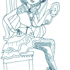 Раскраска Кукла Раскраска Кукла