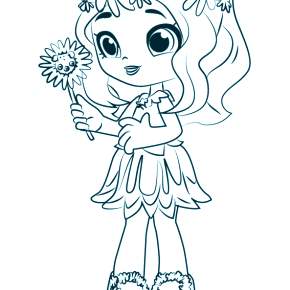 Раскраска Кукла Раскраска Кукла