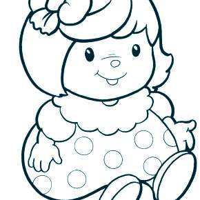 Раскраска Кукла Раскраска Кукла