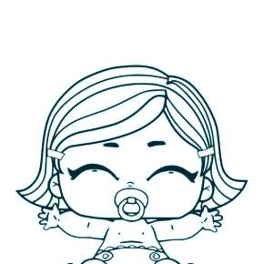 Раскраска Кукла Раскраска Кукла