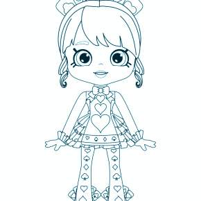 Раскраска Кукла Раскраска Кукла