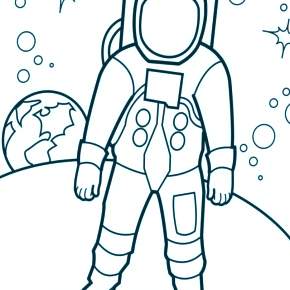 Раскраска Космос