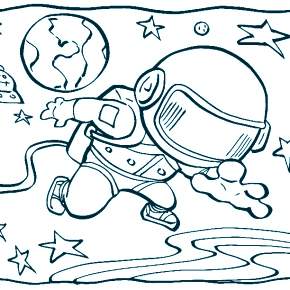 Раскраска Космос