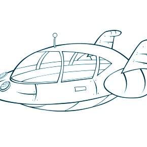 Раскраска Космос