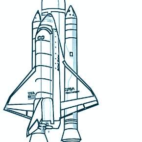 Раскраска Космос