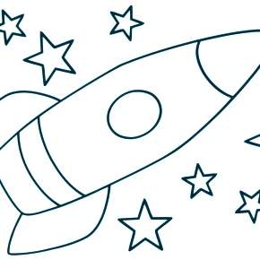 Раскраска Космос