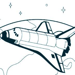 Раскраска Космос