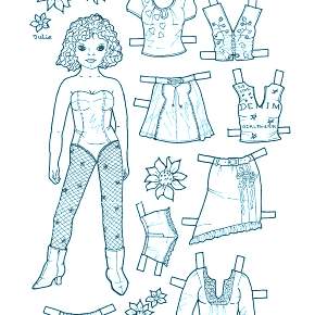 Раскраска Платья Раскраска Платья