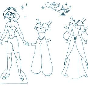 Раскраска Платья Раскраска Платья