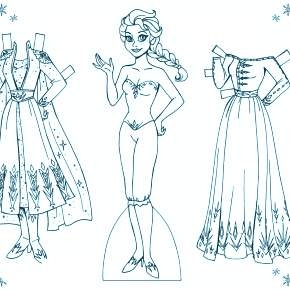 Раскраска Платья Раскраска Платья