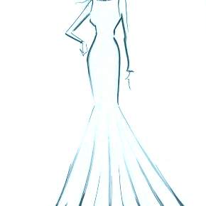 Раскраска Платья Раскраска Платья