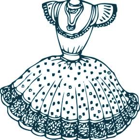 Раскраска Платья Раскраска Платья