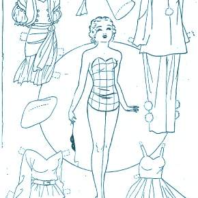 Раскраска Платья Раскраска Платья