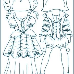 Раскраска Платья Раскраска Платья