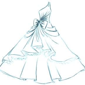 Раскраска Платья Раскраска Платья