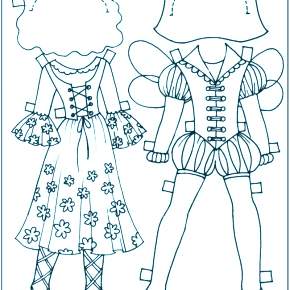 Раскраска Платья Раскраска Платья