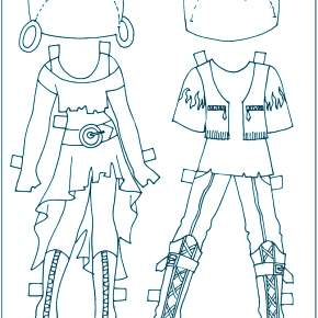 Раскраска Платья Раскраска Платья