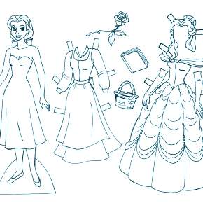 Раскраска Платья Раскраска Платья