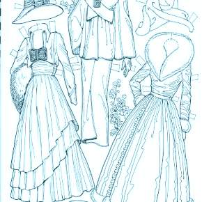 Раскраска Платья Раскраска Платья