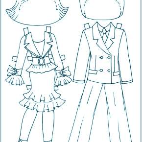 Раскраска Платья Раскраска Платья