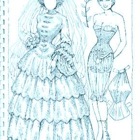 Раскраска Платья Раскраска Платья