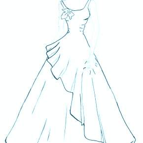 Раскраска Платья Раскраска Платья