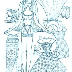 Раскраска Платья Раскраска Платья