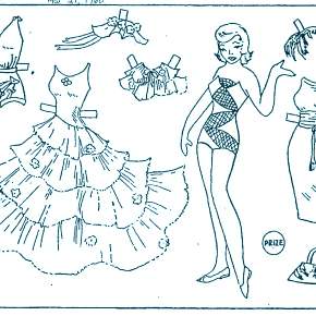 Раскраска Платья Раскраска Платья