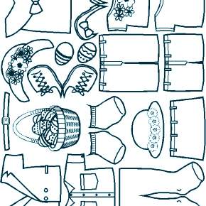 Раскраска Платья Раскраска Платья