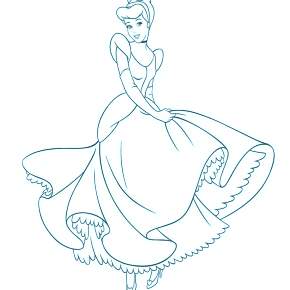 Раскраска Платья Раскраска Платья