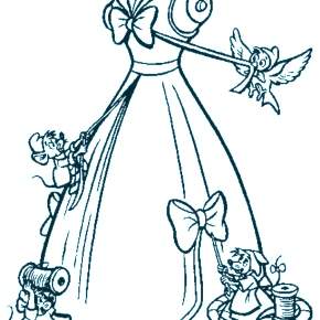 Раскраска Платья Раскраска Платья