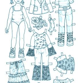 Раскраска Платья Раскраска Платья