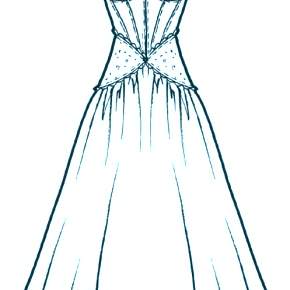 Раскраска Платья Раскраска Платья