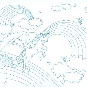 Раскраска Радуга Раскраска Радуга